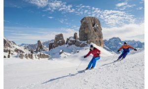 Sciare sulle Dolomiti