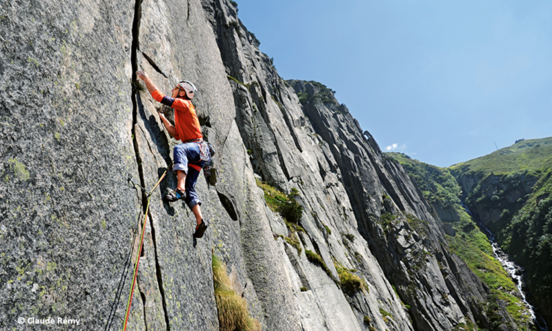 Sur le divin rocher de la vallée du diable